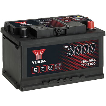 BATTERI YUASA 71AH  -+ 278X175X175
