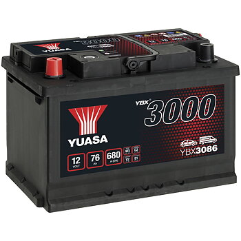 BATTERI YUASA  76AH  +- 278X175X190