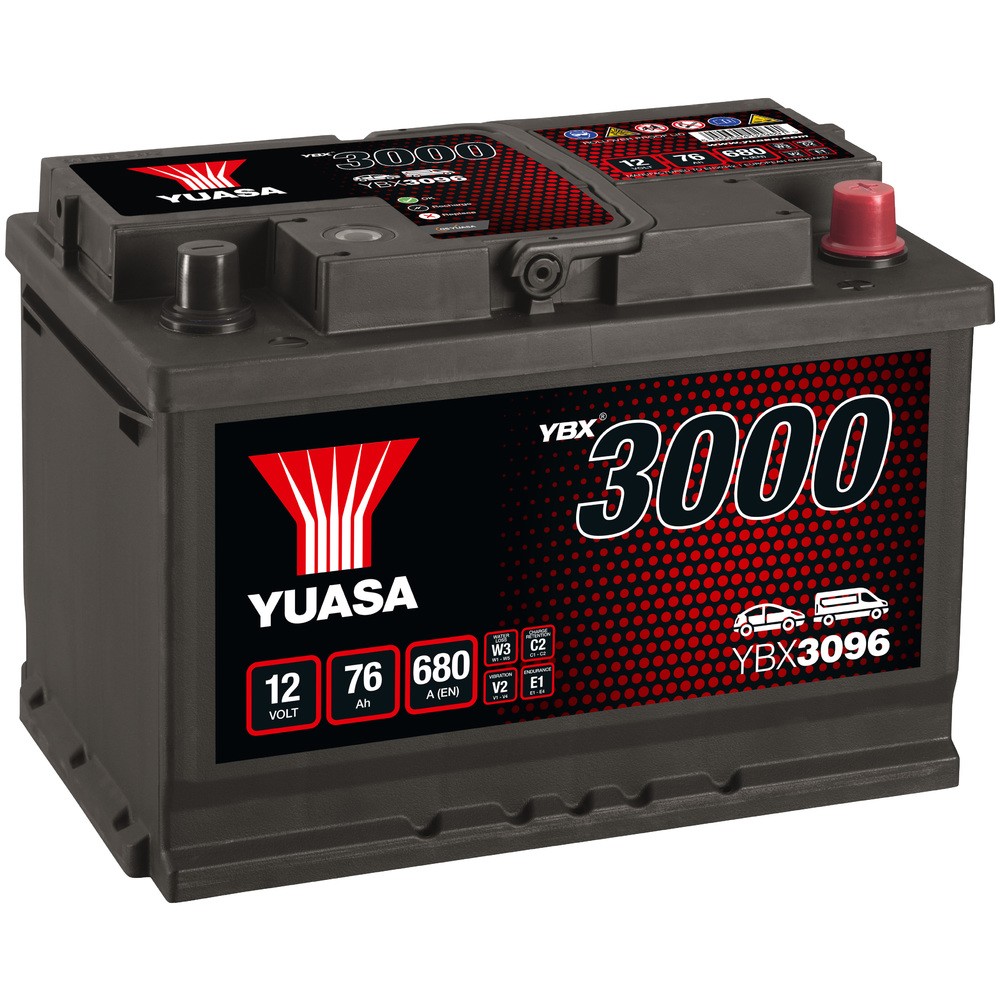 BATTERI YUASA 76AH -+ 278X175X190