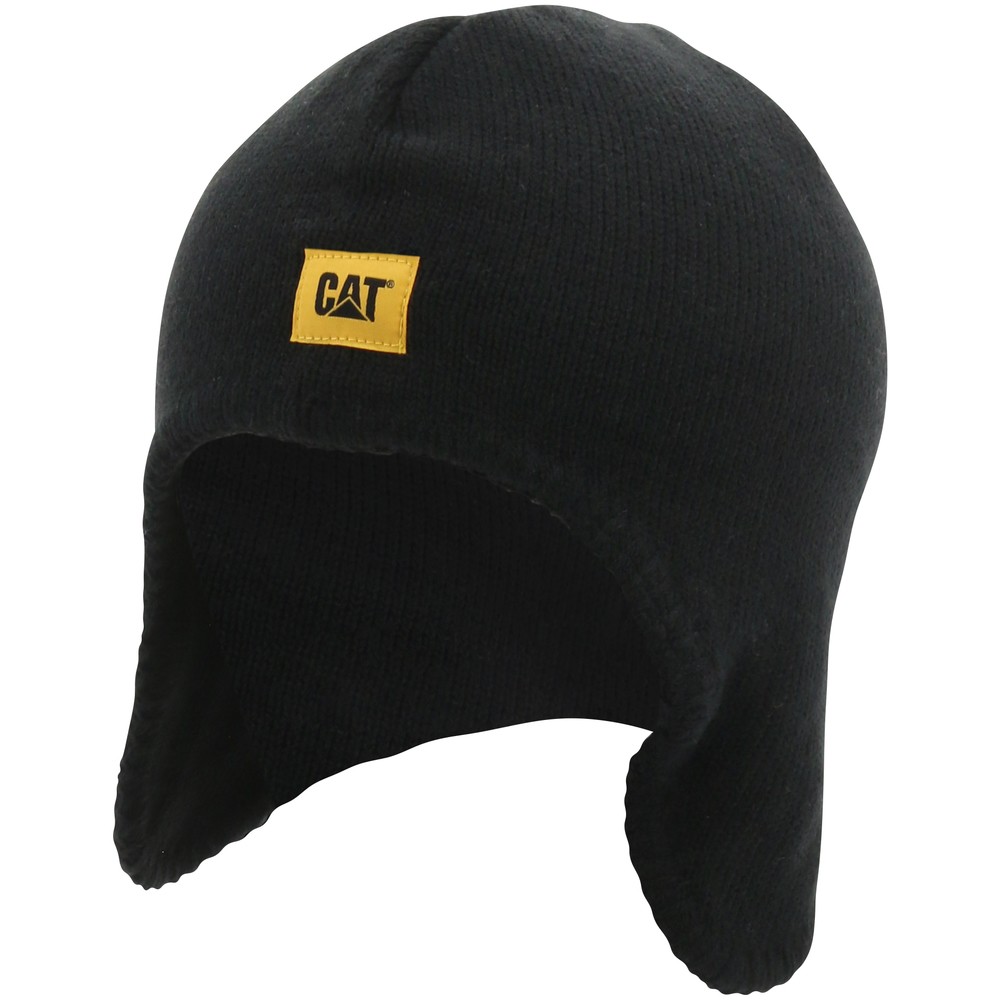 MÖSSA CAT TRADEMARK EARFLAP SVART