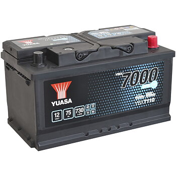 BATTERI YUASA 75AH EFB -+ 317X175X175