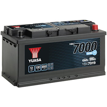 BATTERI YUASA 100AH EFB -+ 353X175X190