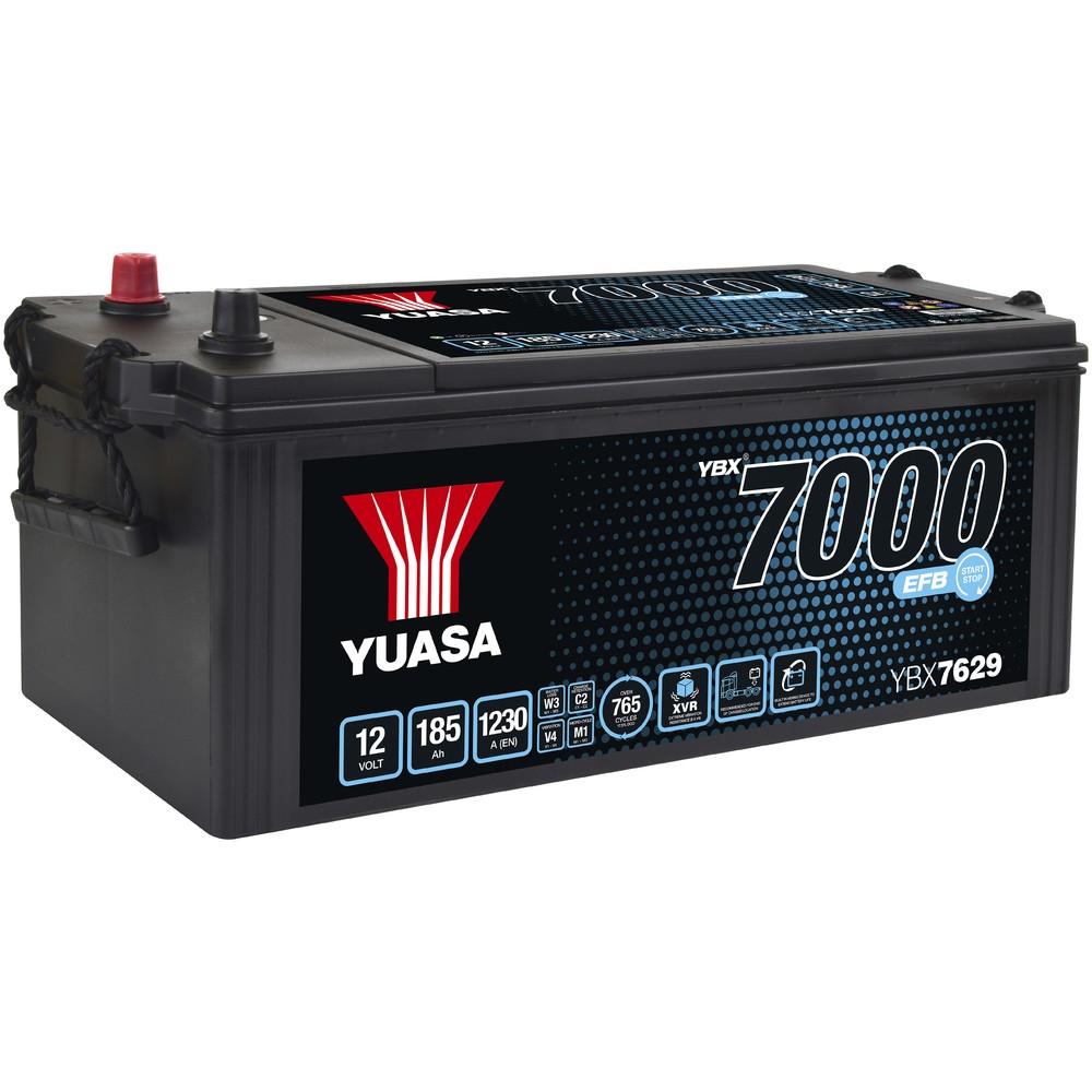 BATTERI YUASA 185AH EFB 511X222X215