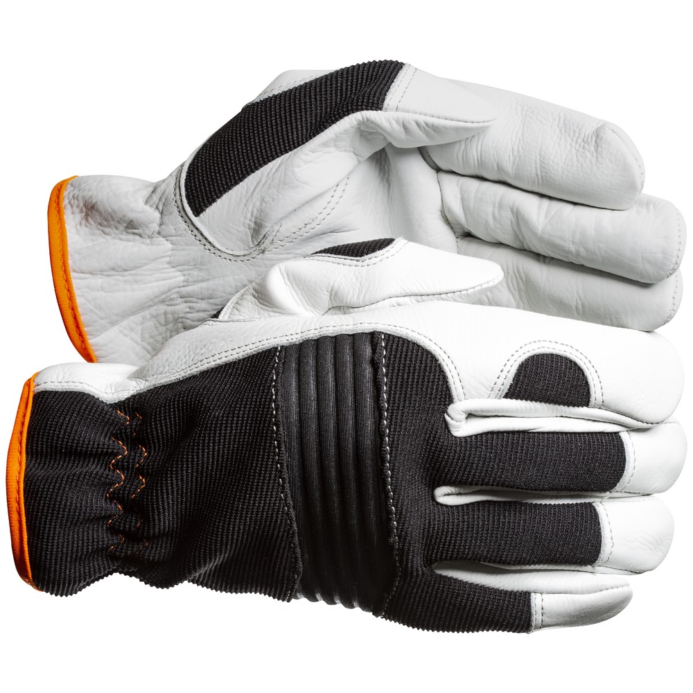 MONTAGEHANDSKAR 10 LÄDER-SPANDEX