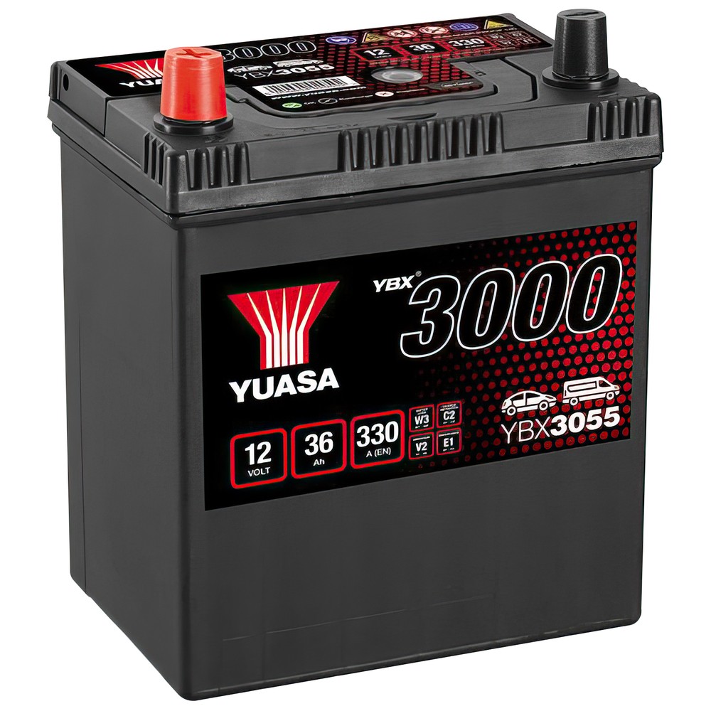 BATTERI YUASA 36AH +- 187X127X227