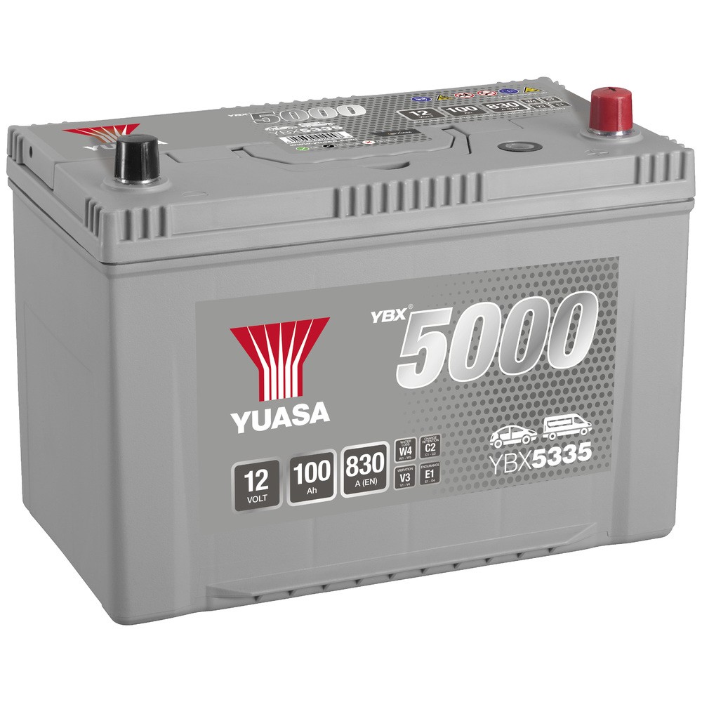 BATTERI YUASA 100AH -+ 303X174X222