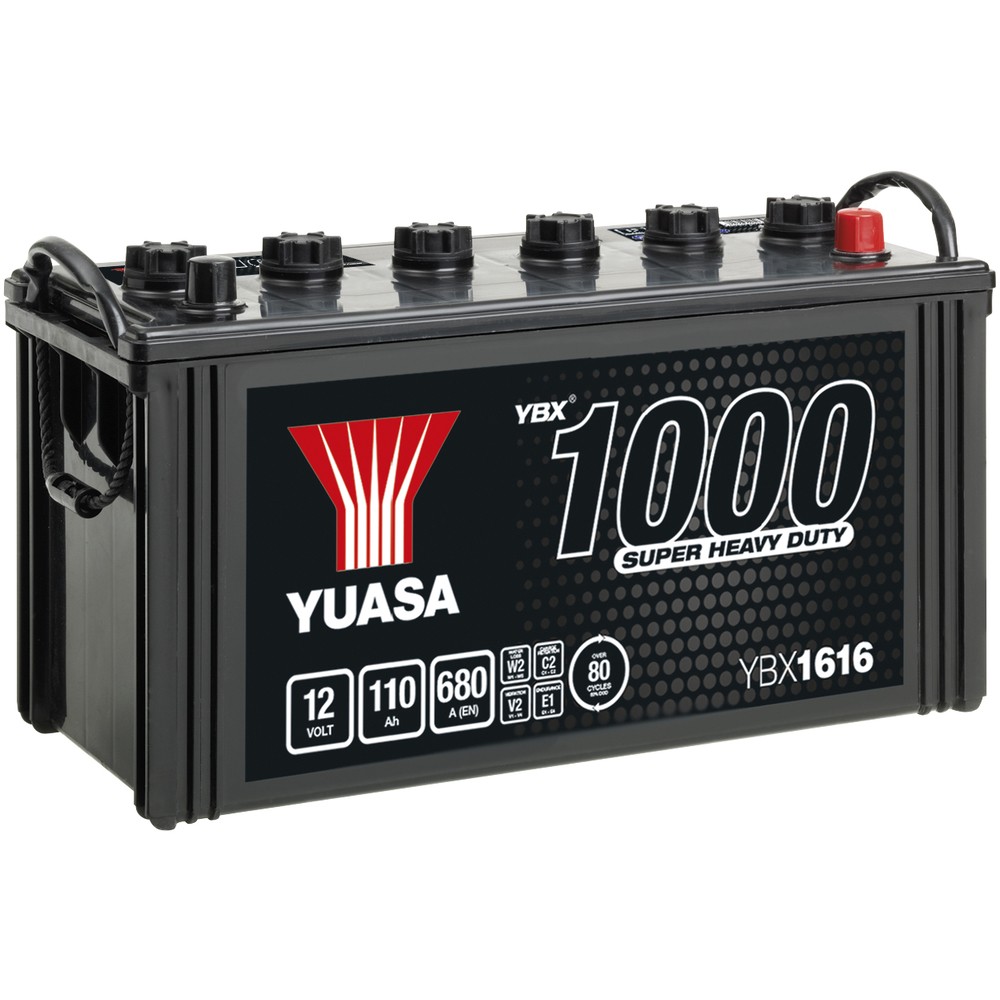 BATTERI YUASA 110AH SHD -+ 407X176X234
