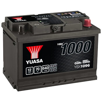 BATTERI YUASA 70AH -+ 278X175X190