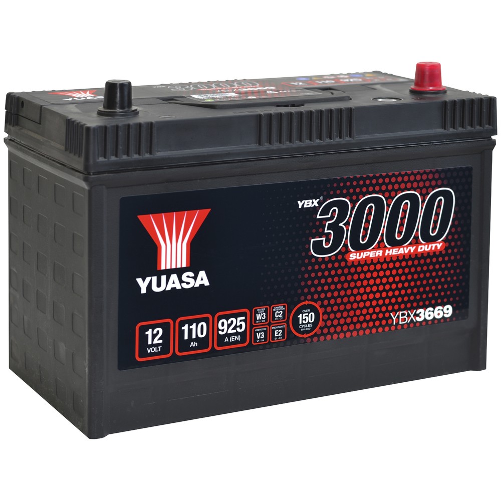 BATTERI YUASA 110AH SHD -+ 329X173X240