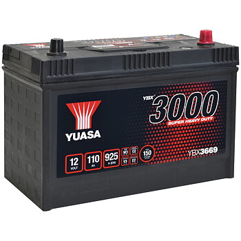 BATTERI YUASA 110AH SHD -+ 329X173X240