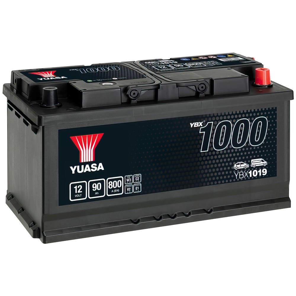 BATTERI YUASA 90AH -+ 353X175X190