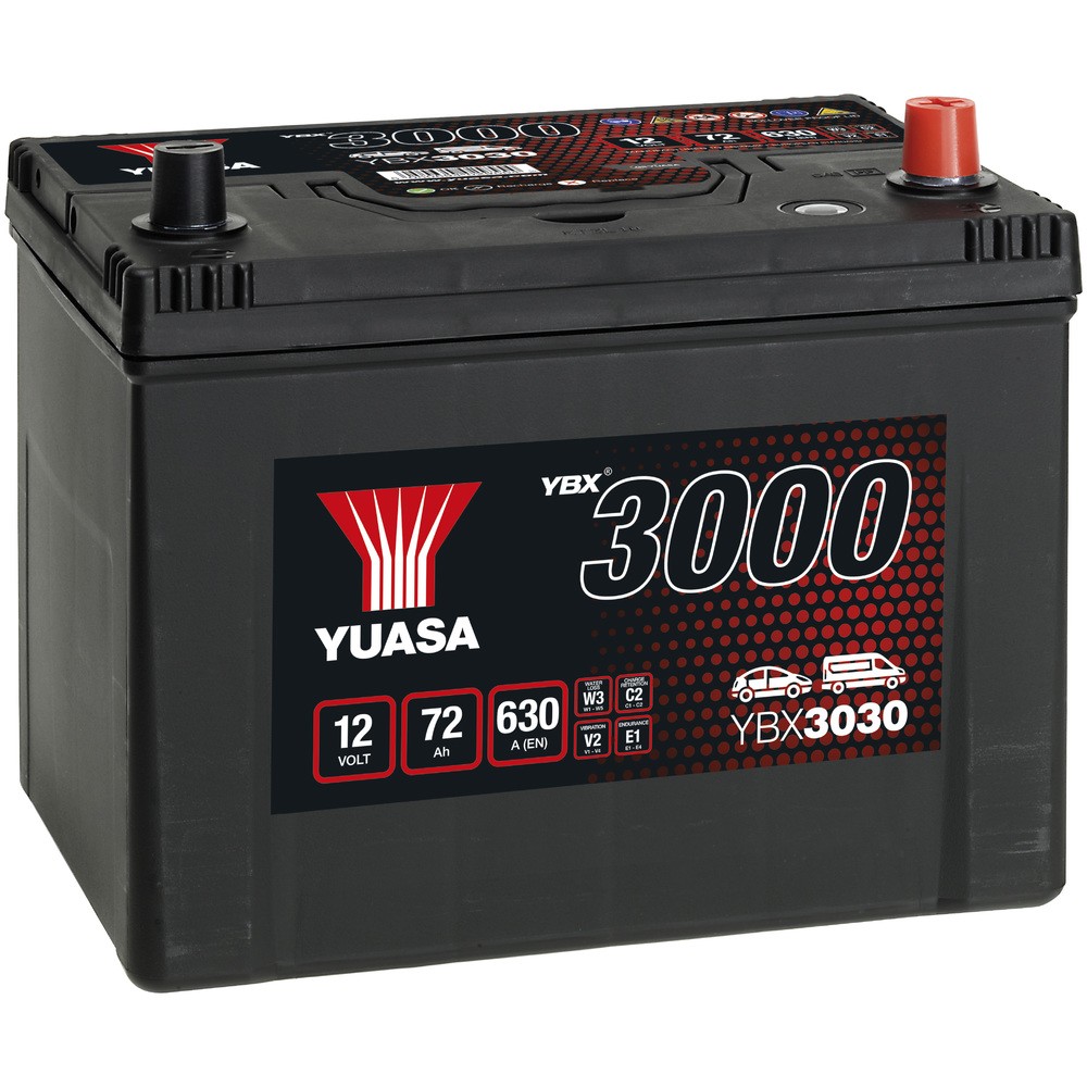 BATTERI YUASA 72AH -+ 260X174X225