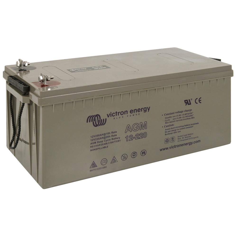 BATTERI AGM SOLPANEL 12V 220AH