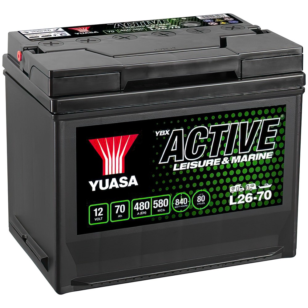 BATTERI YUASA FRITID 70AH +- 269X174X225