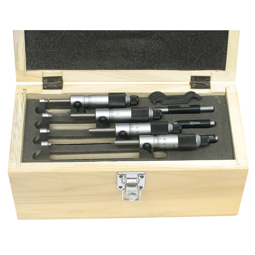 MIKROMETERSATS 0-100MM DIN863