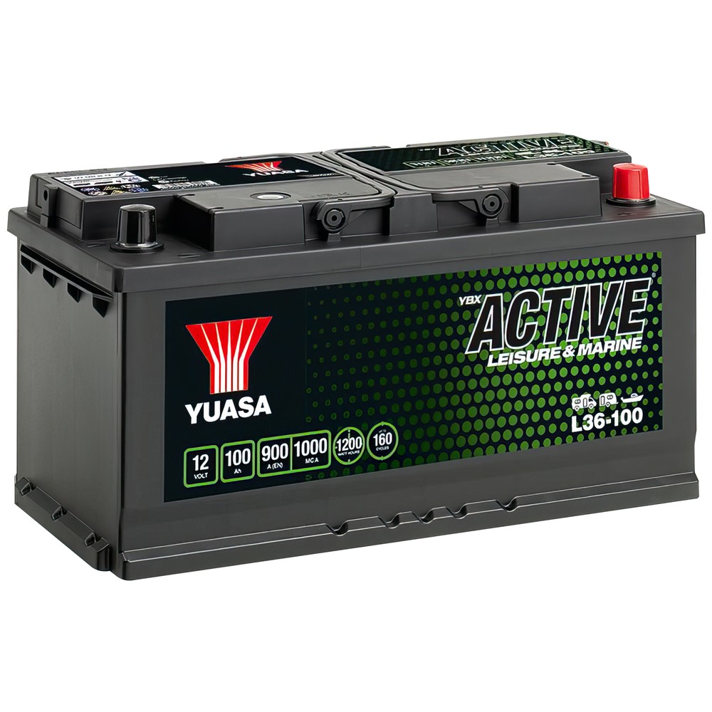 BATTERI YUASA FRITID -+ 100AH 353X175X190