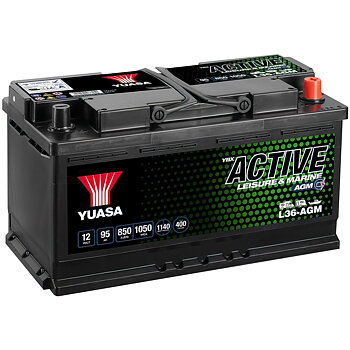 BATTERI YUASA FRITID 95AH -+ AGM  353X175X190