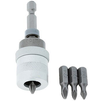 BITSHÅLLARE MED DJUPSTOPP 1/4"