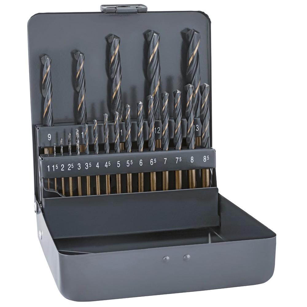 BORRSATS 21 DELAR 1-13MM HSS SPRINT MASTER