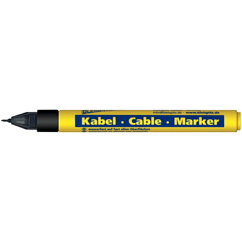 MÄRKPENNA 4MM FÖR KABEL 0,75 MM SVART