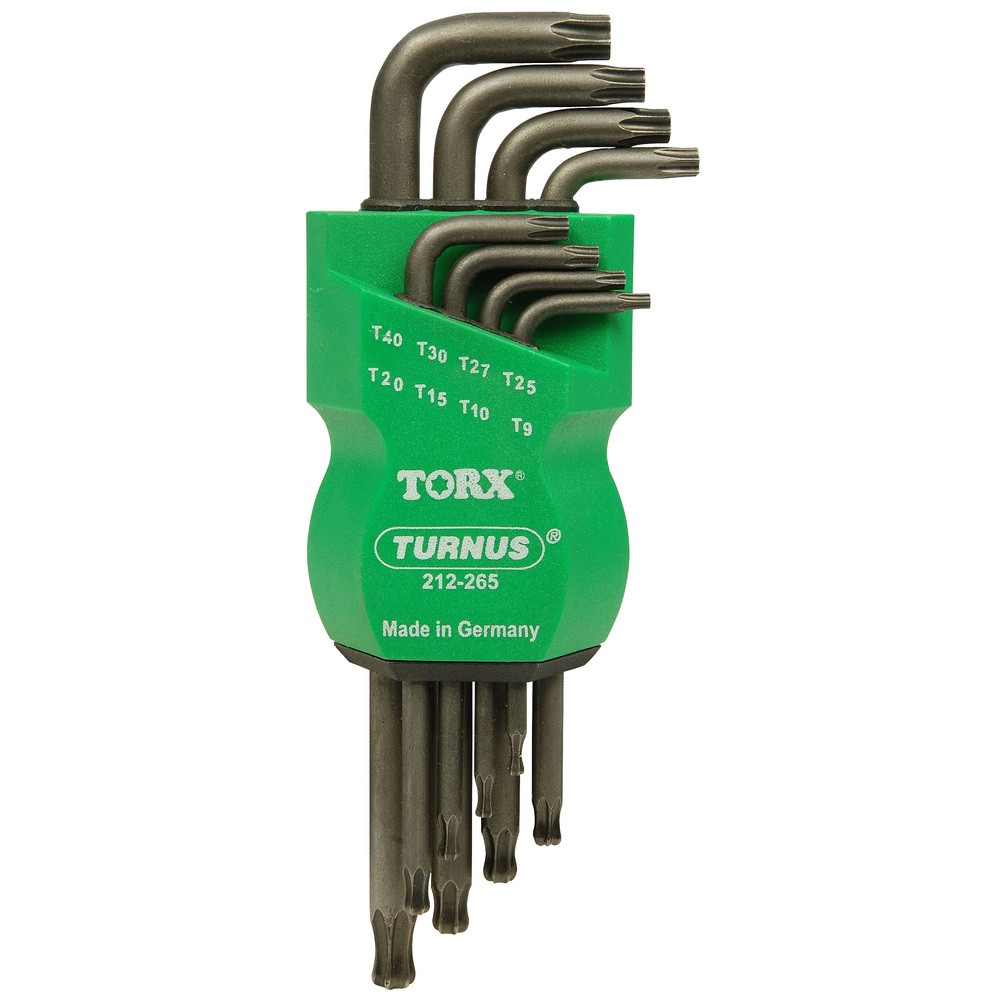 TORXNYCKELSATS T9-T40 8ST