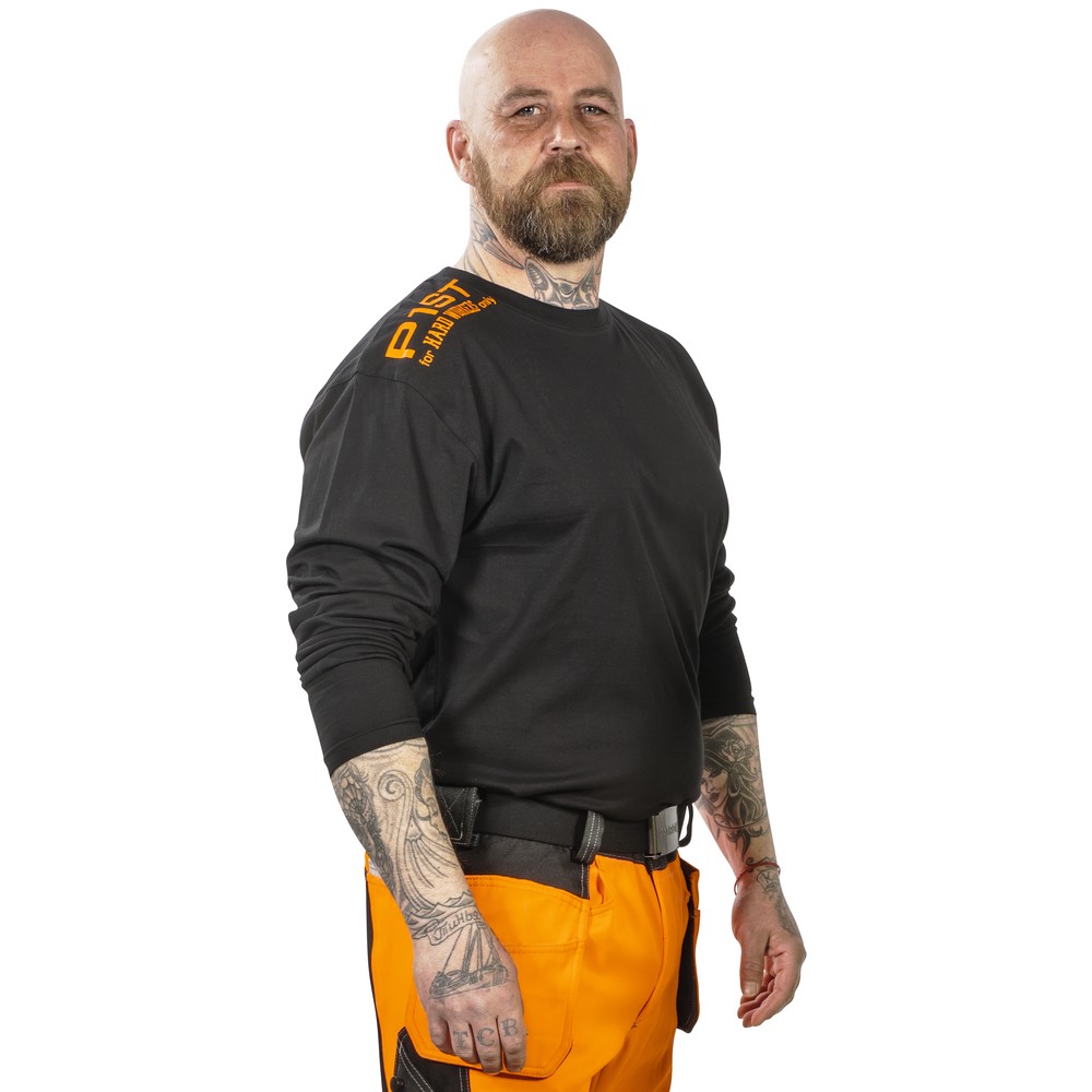 LÅNGÄRMAD T-SHIRT XL RITTER SVART