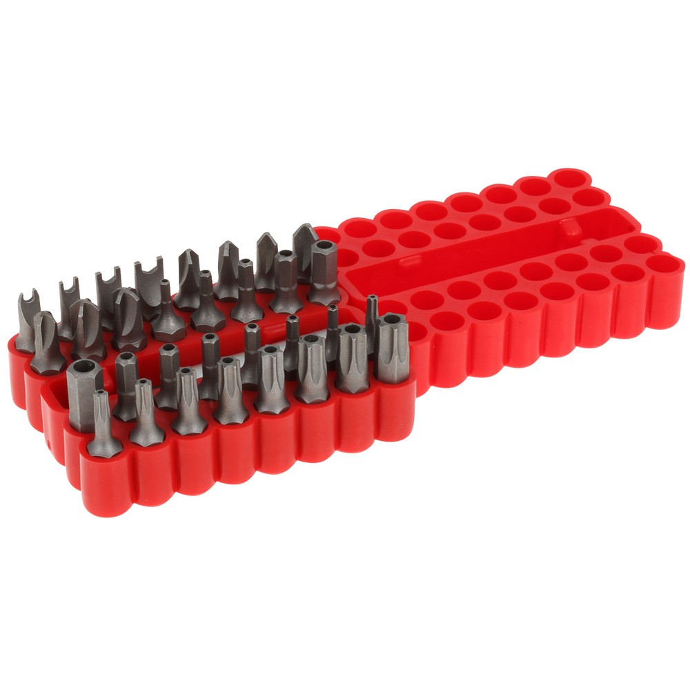 BITSSATS 1/4" 33ST FÖR SÄKERHETSSKRUV