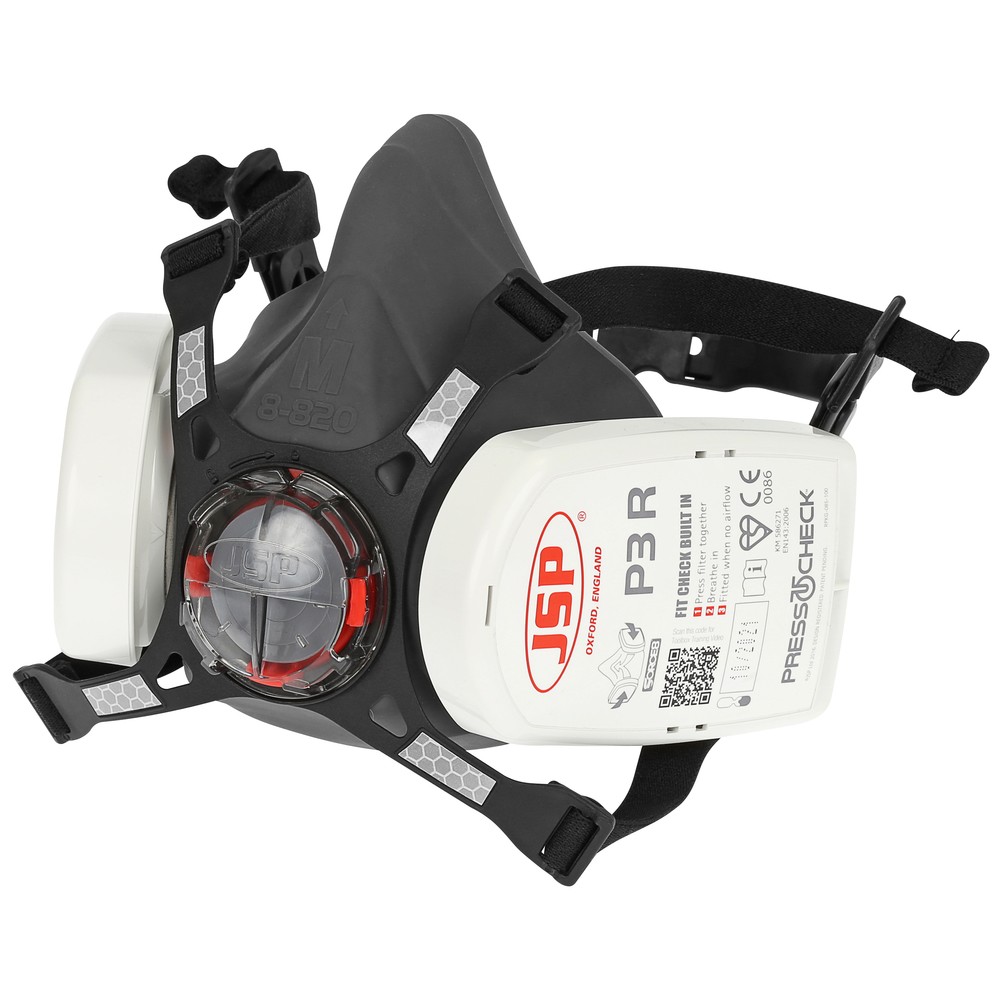 HALV MASK FORCE 8 MED P3 PARTIKELFILTER