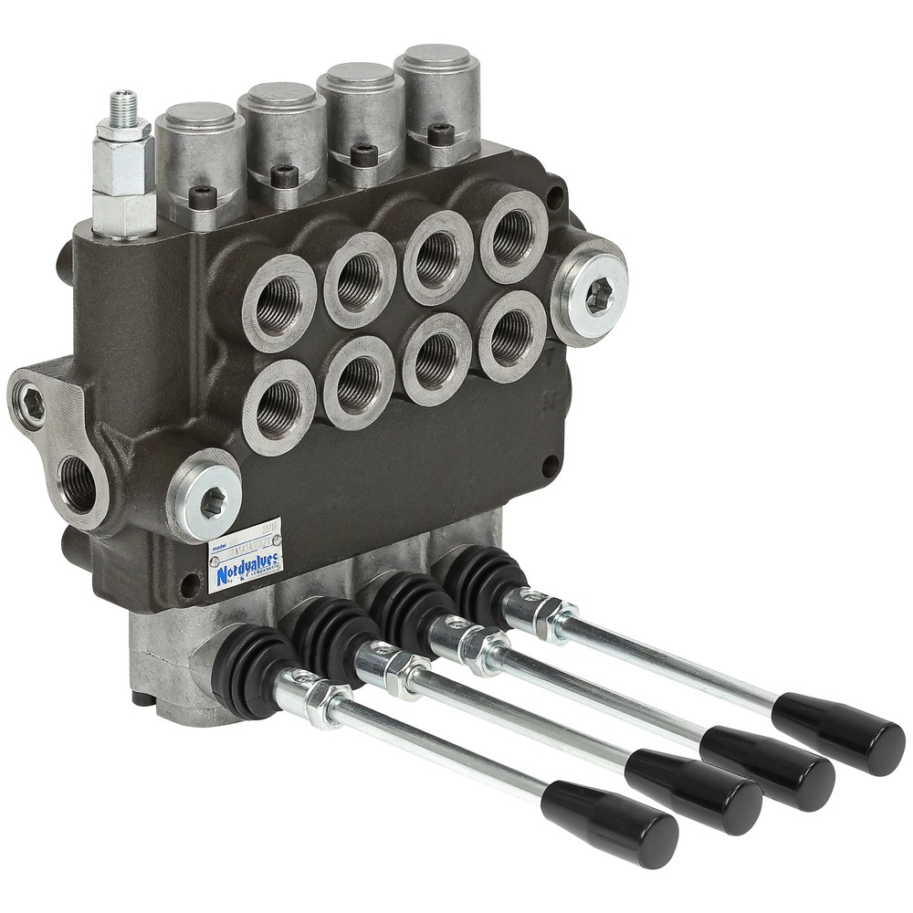 RIKTNINGSVENTIL 1/2 80L 4-SPOLE DUBBELVERKANDE