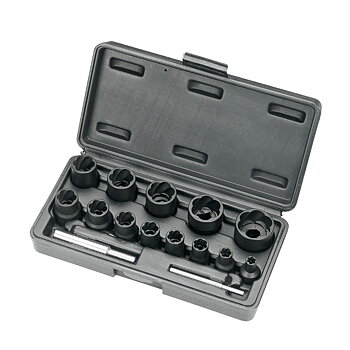 BULT- OCH MUTTERAVDRAGARE 1/4" OCH 1/2" 15-DELAR