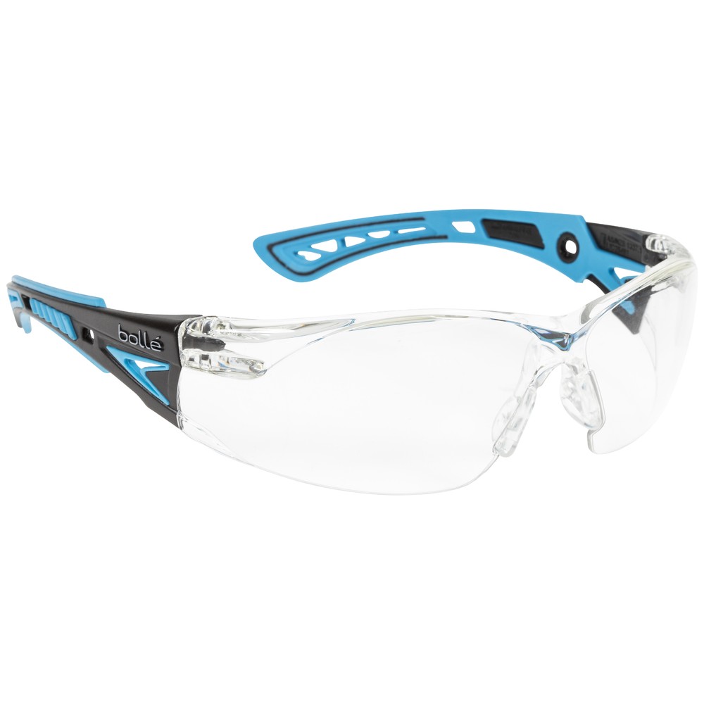 SKYDDSGLASÖGON RUSH+ BLÅ/SVART KLART
