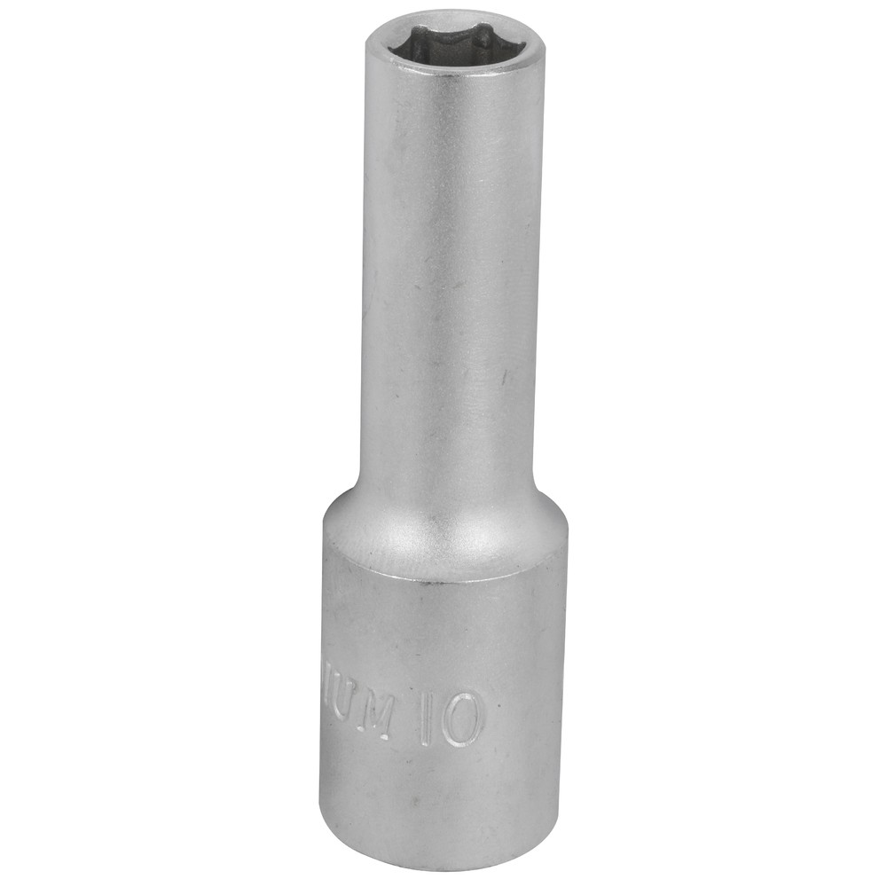 LÅNG HYLSA 6-KANT 76MM 1/2" 10MM