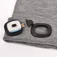 Outdoor Beanie med LED ljusgrå USB-laddare - 4