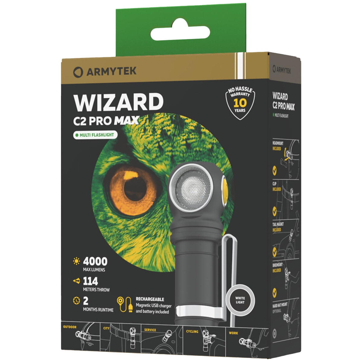 ARMYTEK WIZARD C2 PRO MAX MAGNET XHP70.2 4000 LM - 2