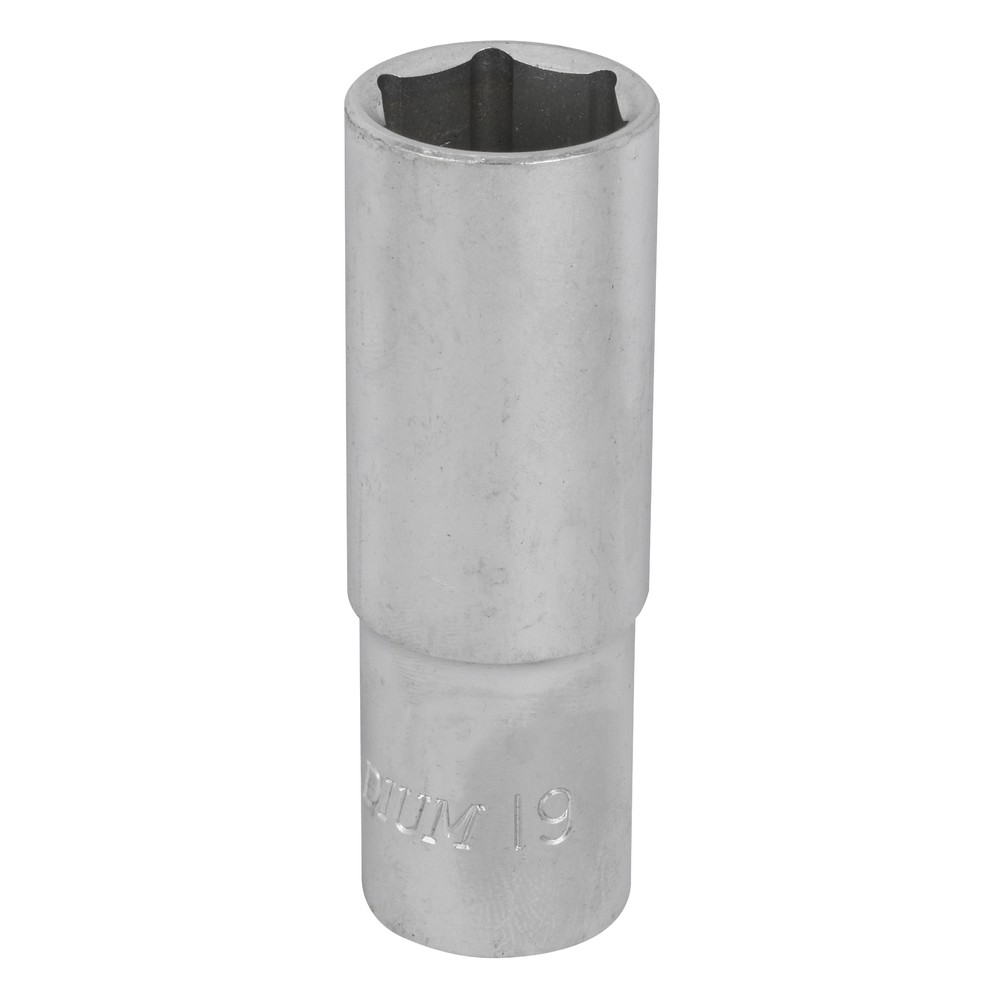 LÅNG HYLSA 6-KANT 76MM 1/2" 19MM
