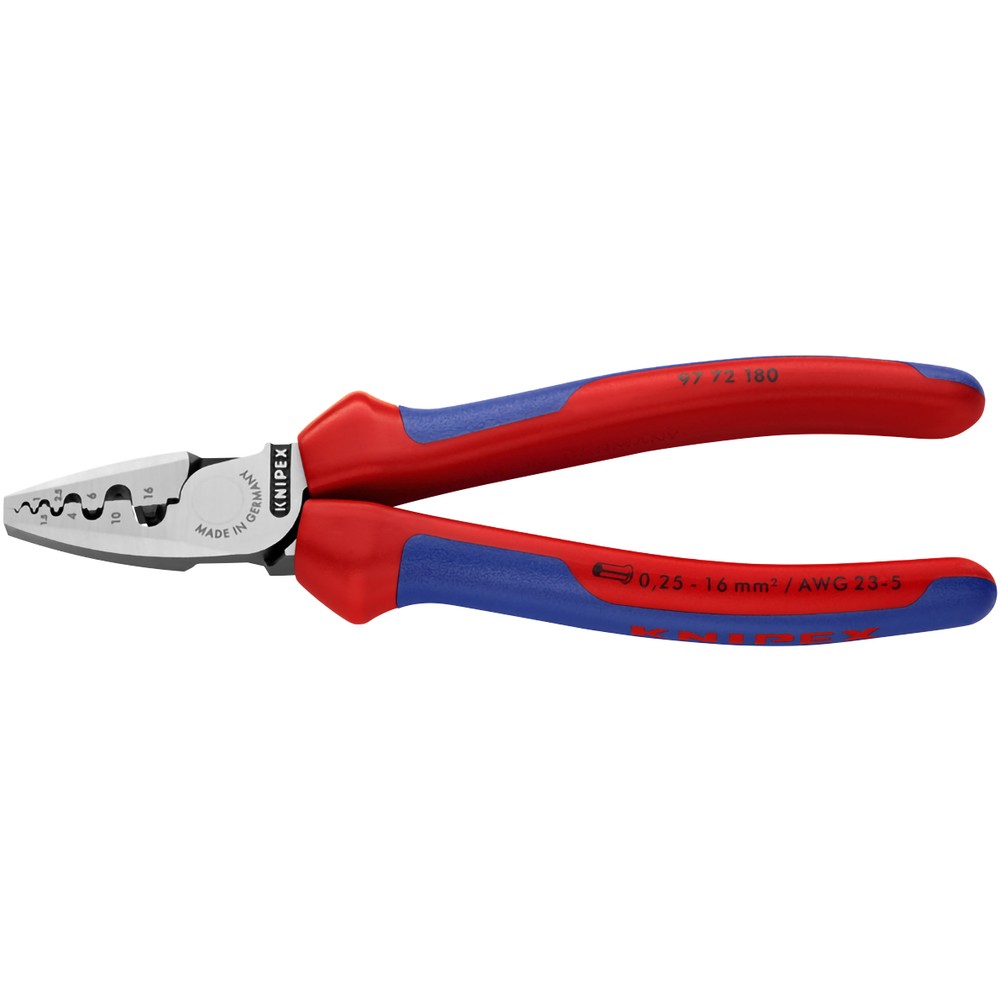 CRIMPTÅNG FÖR ÄNDHYLSOR 180MM 97 72 180