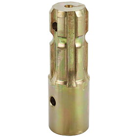 Splinsade axlar, adapters