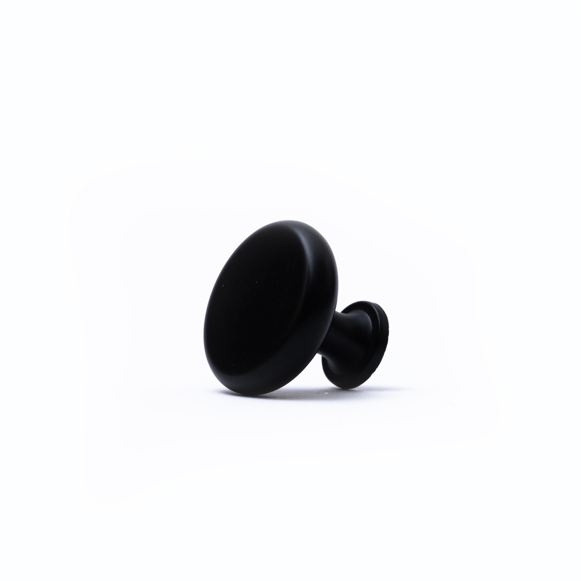 Küchenknopf - 33 mm - Eleganter und glatter Küchenknopf in mattschwarz