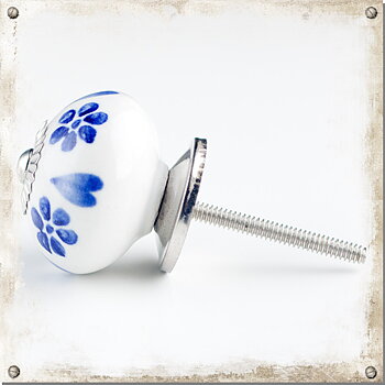 blue and white dresser knobs Bella and Bloom Boutique main image 1