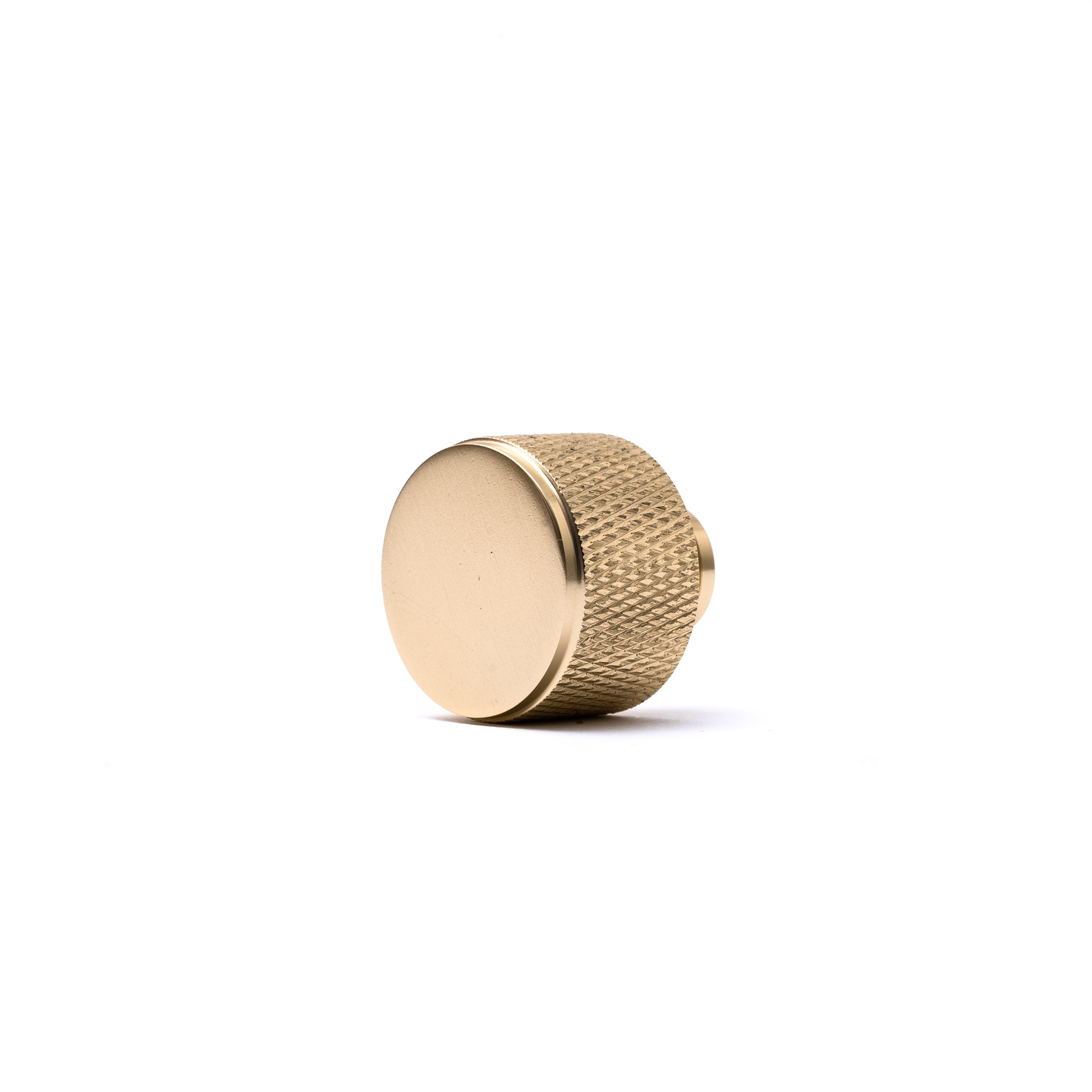 Bouton d'armoire Base - 28 mm de diamètre - Bouton en laiton avec prise en main facile