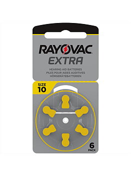 Hörapparatsbatterier Rayovac Extra 10 / A10