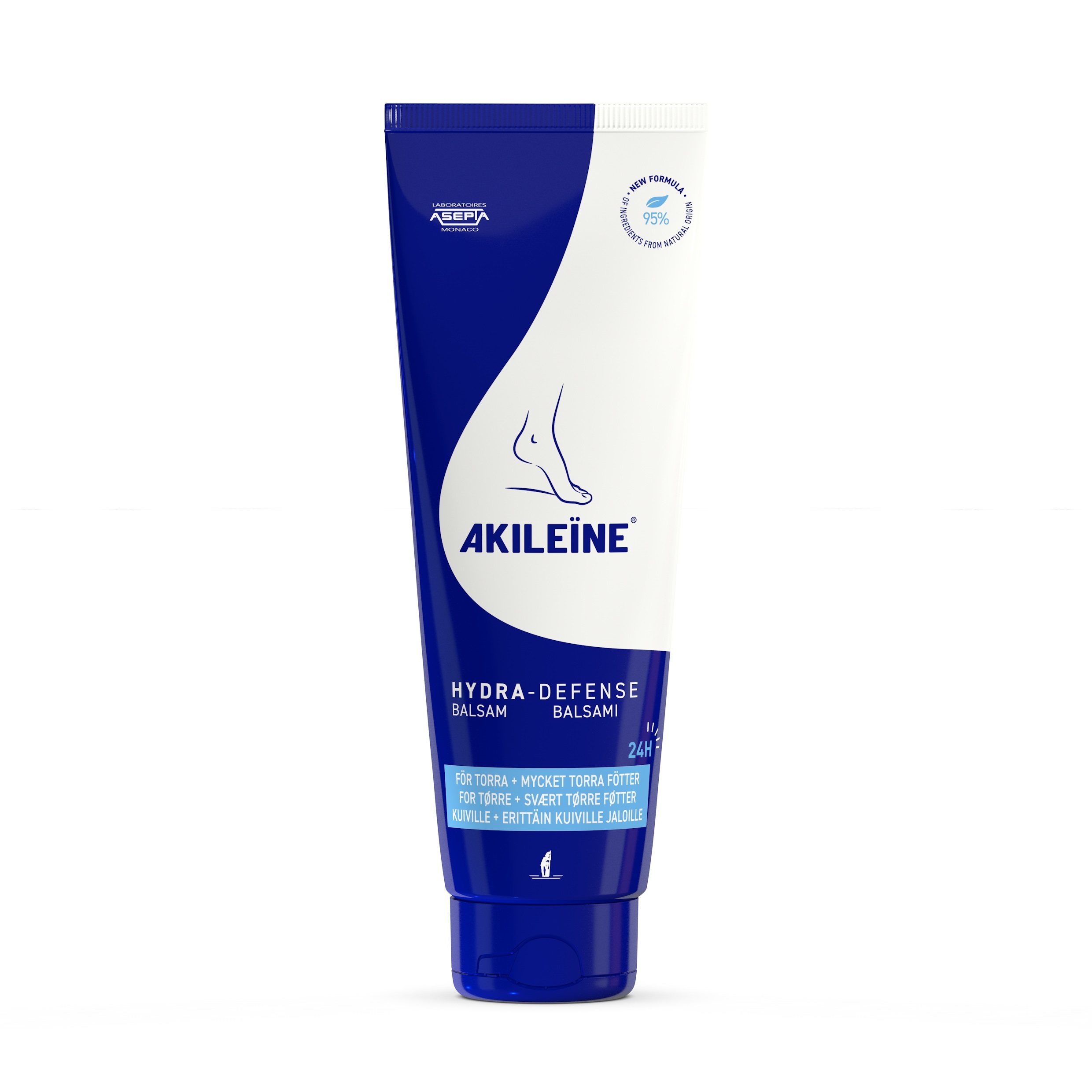 Akileine Hydra Defense - 125 ml - Fuktgivande för fötter