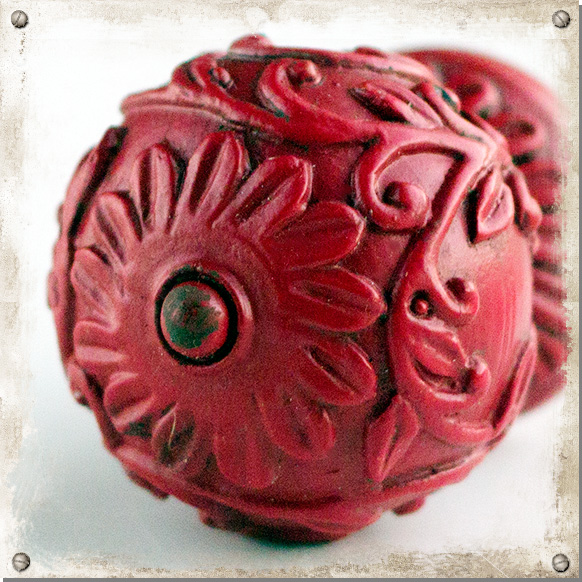 Knopp Provence, röd