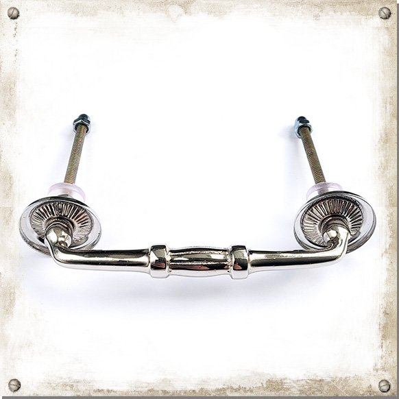 Griff, silber c/c 102 mm