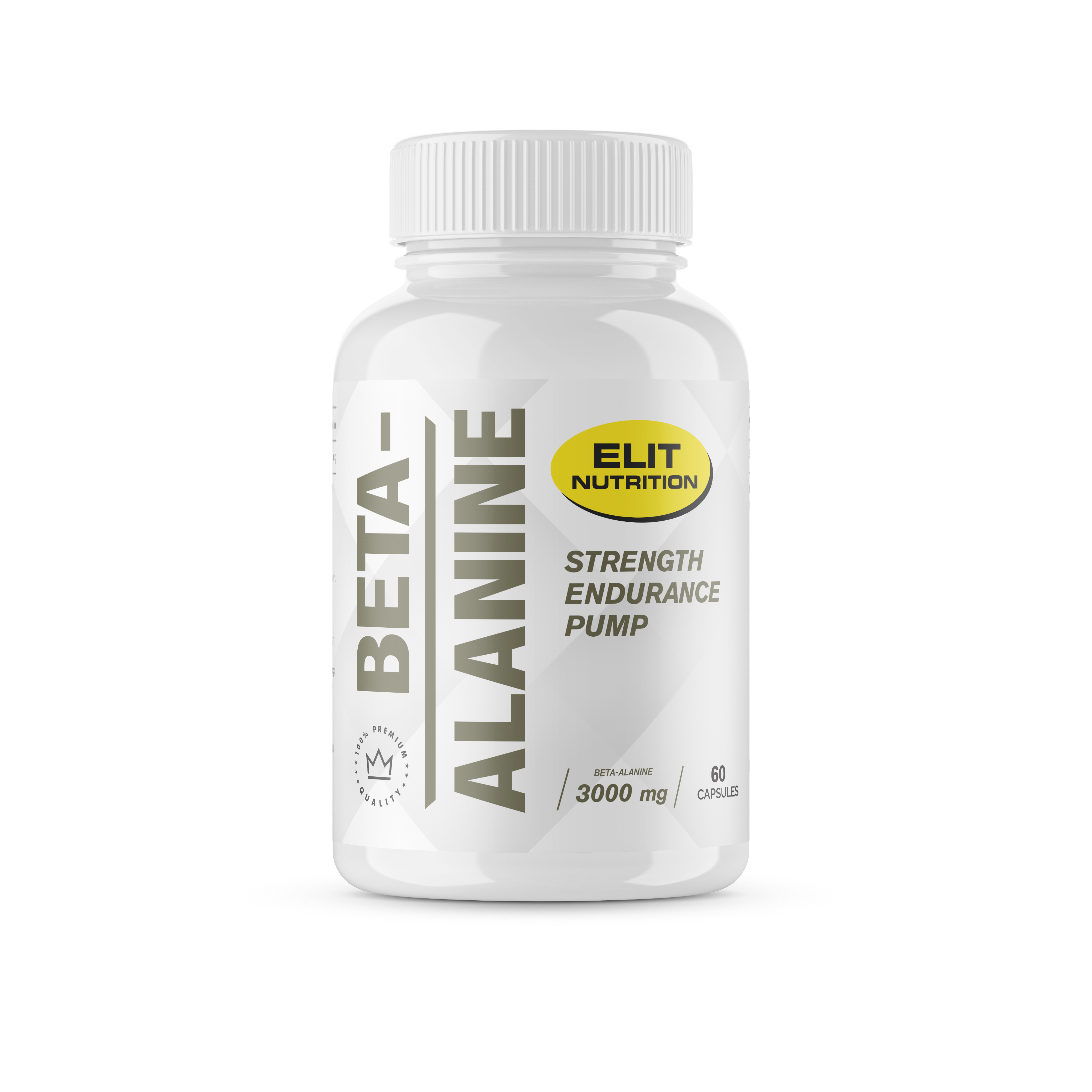 Elit Beta-Alanine, 60 kapslar