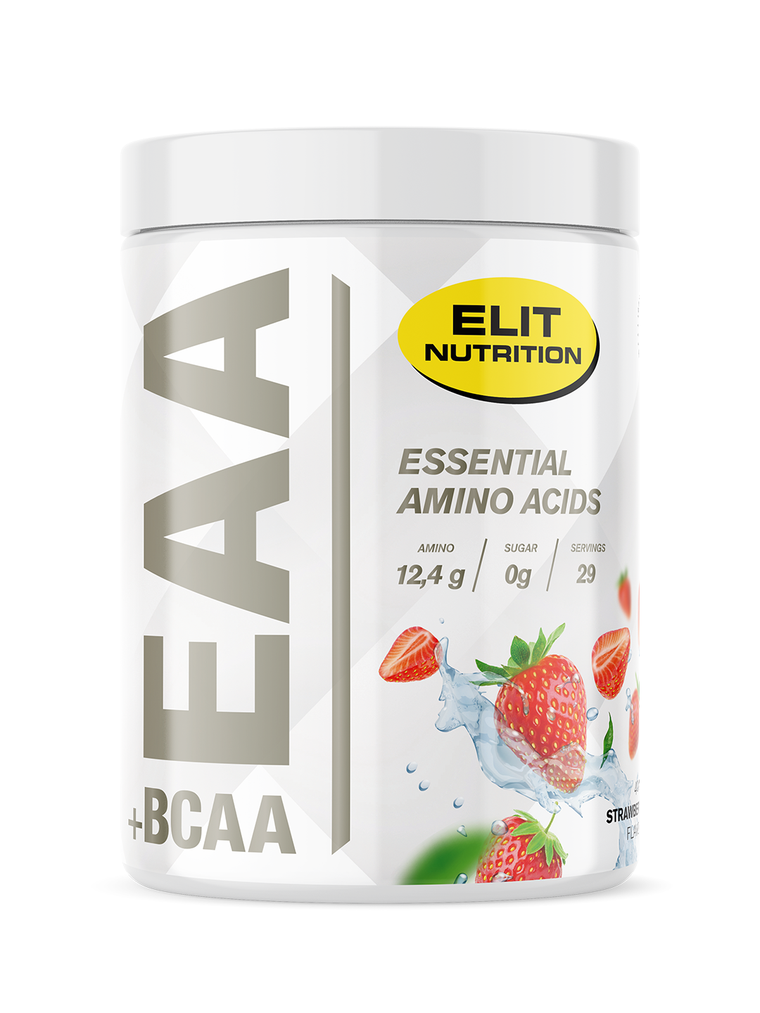EAA + BCAA- ELIT, 400g  - Jordgubb