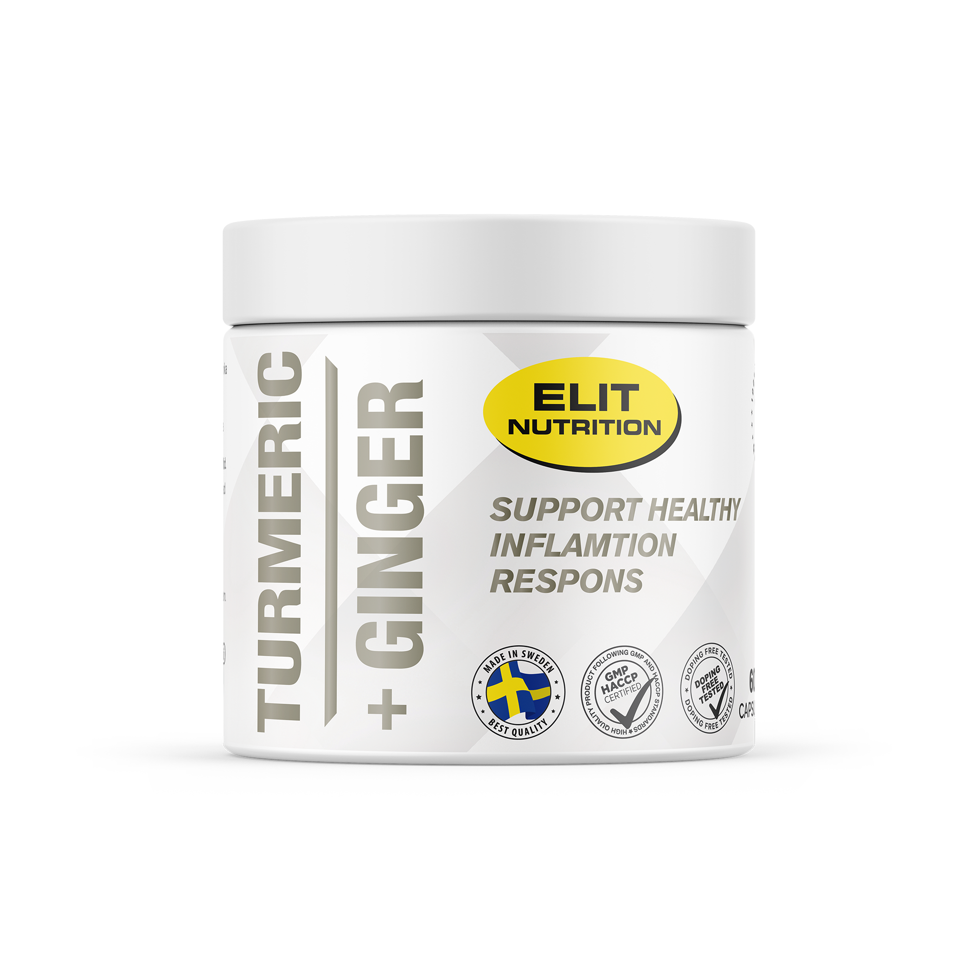 TURMERIC + GINGER, 60 kapslar