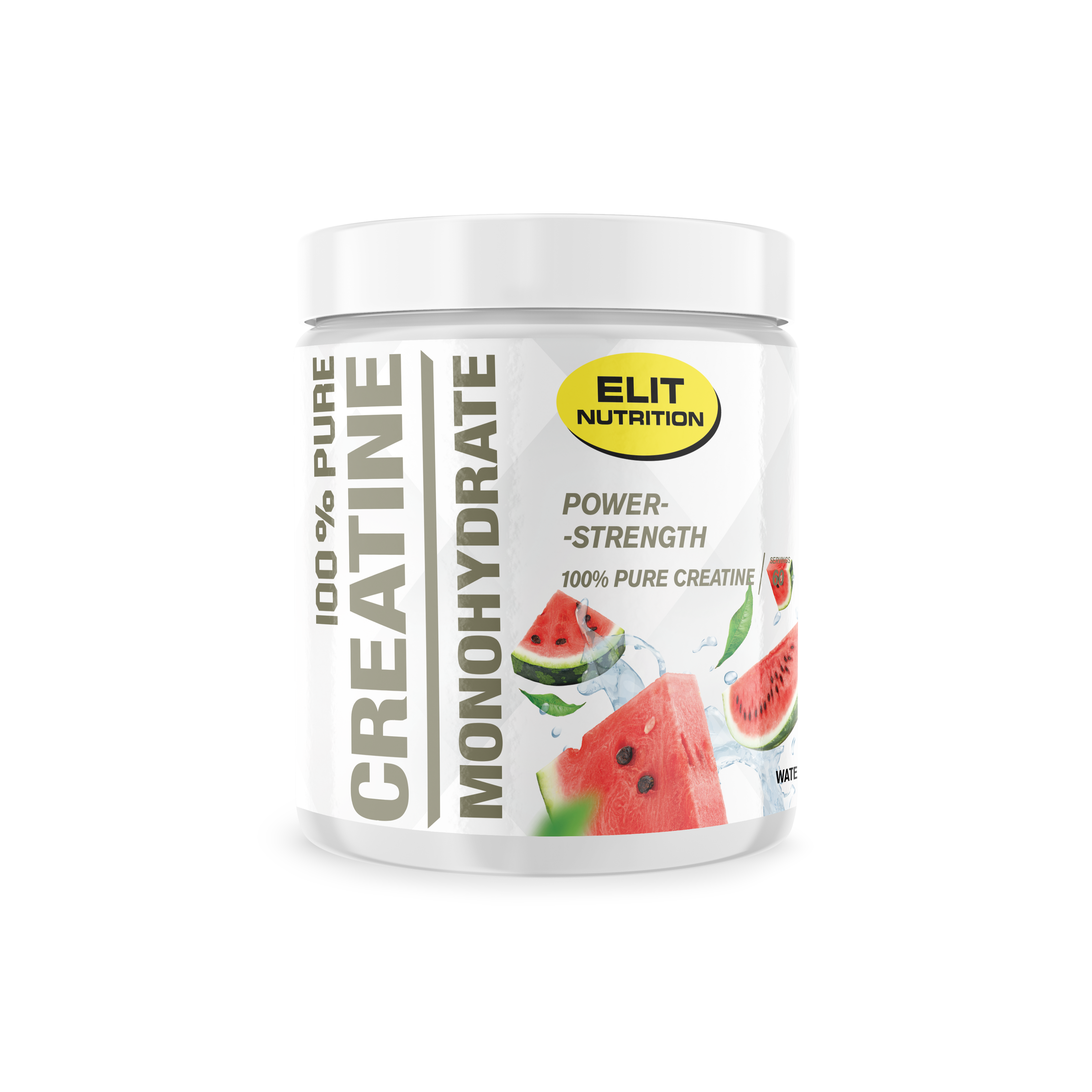Kreatin monohydrat, ELIT - 100% Pure, 300g - Vattenmelon