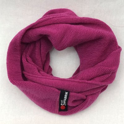 Ringhalsduk 2 varv cerise
