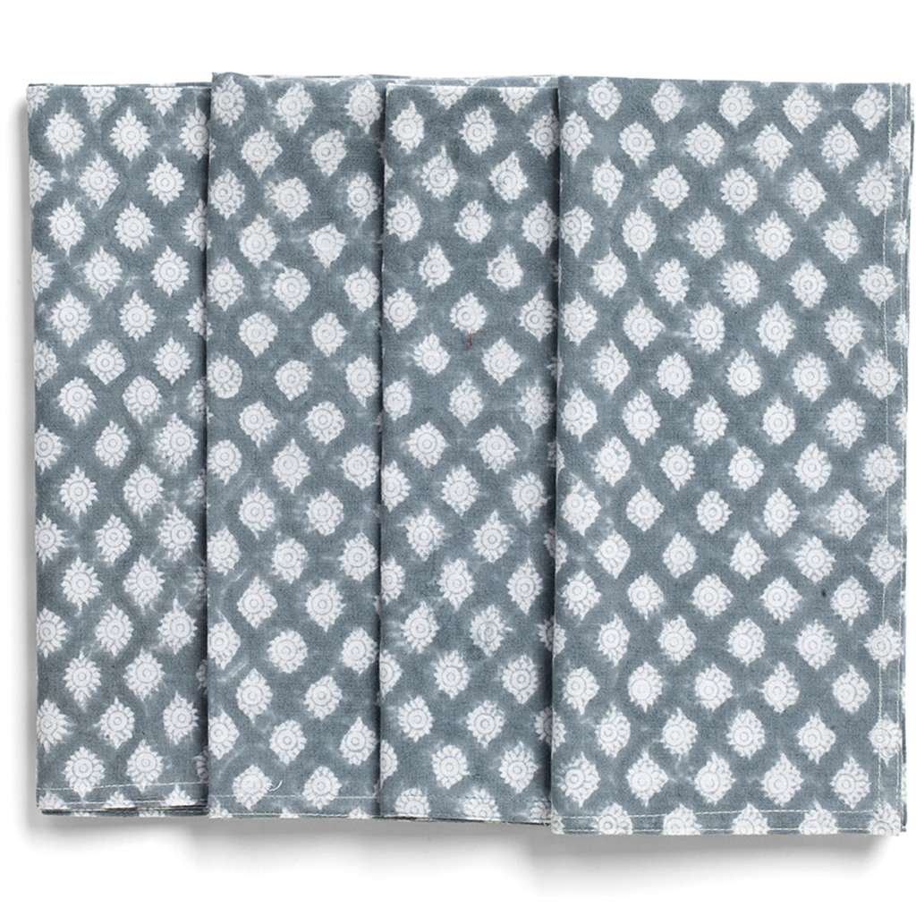 Servetter Medallion Cashmere Blue
